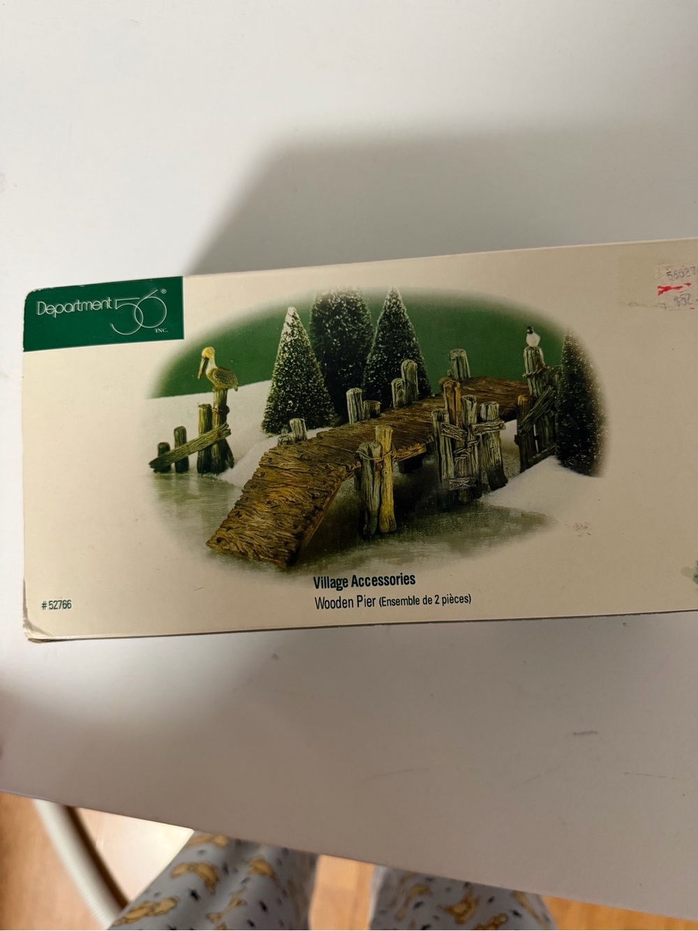 Department 56 Rustic Wooden Pier Accessory - Brown, Green